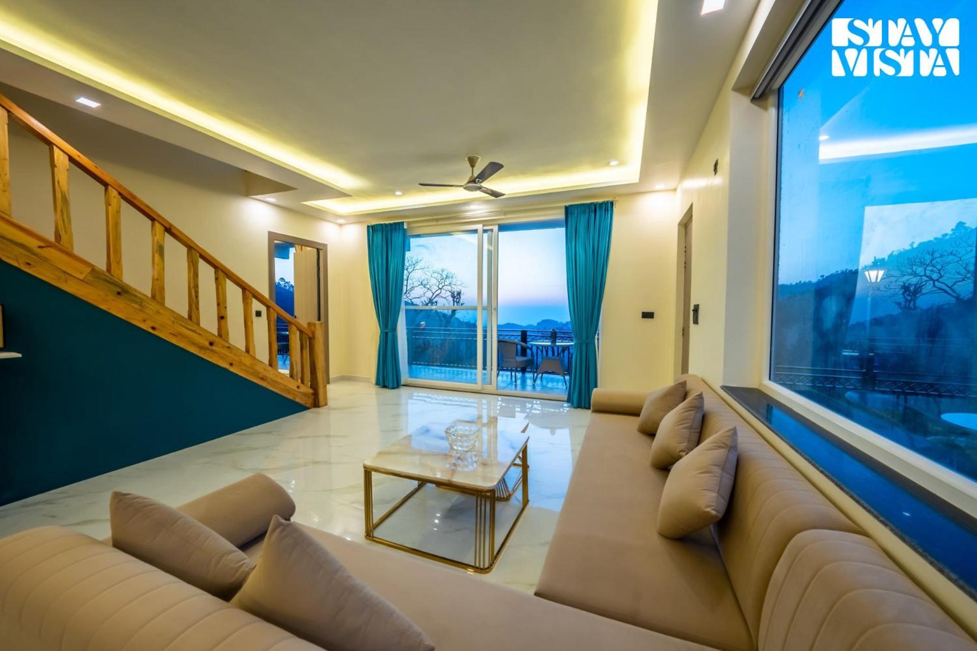 Stayvista At Sunset Springs With Pool & Views Nainital Luaran gambar