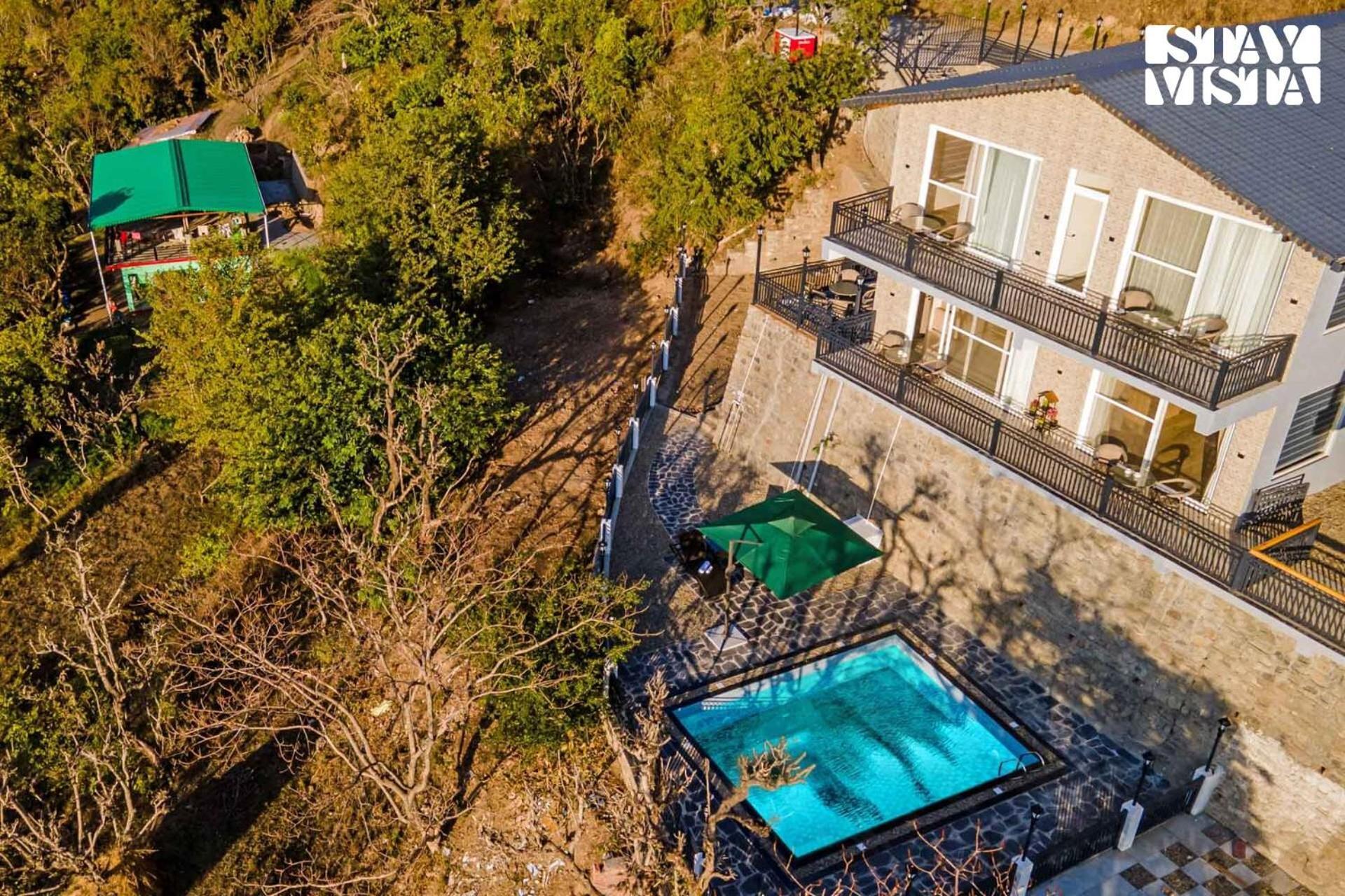 Stayvista At Sunset Springs With Pool & Views Nainital Luaran gambar